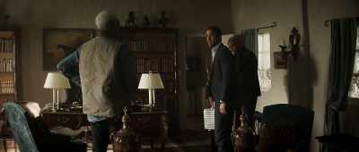 The expression is
'beat around the bush'. - Hitman's Wife's Bodyguard