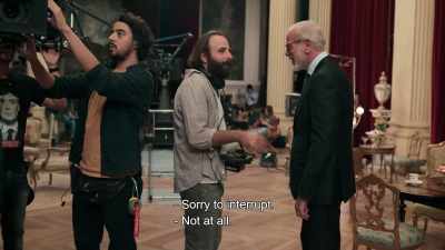 -The extras are getting ready.
-Are you happy with the shoot? - Irma Vep