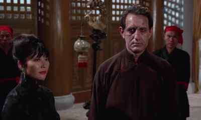 The face of Nayland Smith - The Vengeance of Fu Manchu
