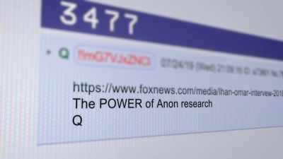 The faceless anon
could be anyone - Q: Into the Storm