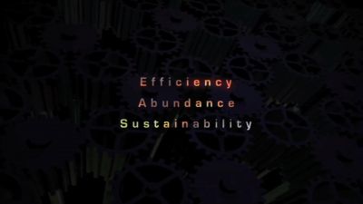 The fact is efficiency sustainability and abundance - Zeitgeist: Addendum