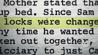 THE FACT THAT THESE WERE MISSING
FROM KATHY'S BAG, - The Lake Erie Murders