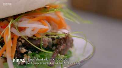 The fact that you've made the bun - - Britain's Best Home Cook
