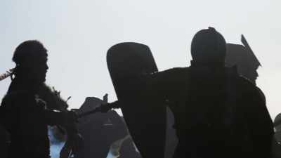 The ferocity and effectiveness
of Giustiniani's attack - Rise of Empires: Ottoman