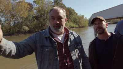 The ferry drifted
slightly downstream. - The Curse of Civil War Gold