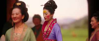The fiercest winter storm
could not destroy this makeup. - Mulan