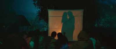 The film is on despite the power cut. - Kantara