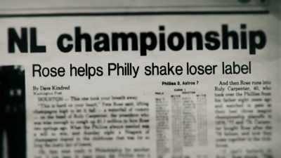 The final out of the game. - Charlie Hustle & the Matter of Pete Rose