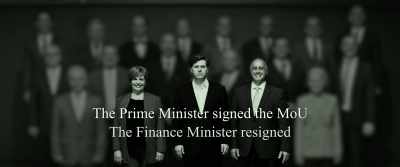 The Finance Minister resigned. - Adults in the Room