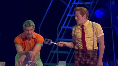 The finest third-rate
greasepot, - The SpongeBob Musical: Live on Stage!