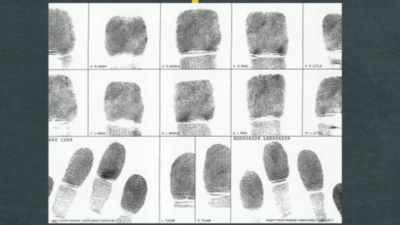 The fingerprint from
the magazine was identified - FBI TRUE