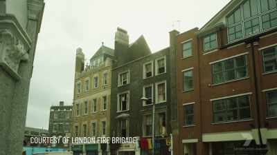 The fire had occurred
in what appeared to be a shop - The Real Manhunter