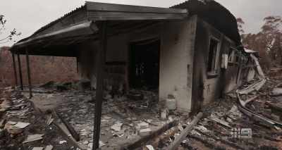 The fires burnt our home
on 21 December. - A Fire Inside