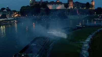 The fireworks are in place, - Europe From Above