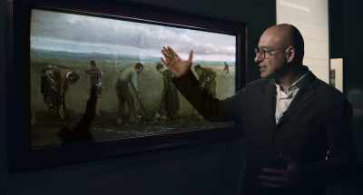 The first blues that light up the sky - Van Gogh: Of Wheat Fields and Clouded Skies