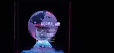 The first chamber
is filled with normal air - Eating Our Way to Extinction