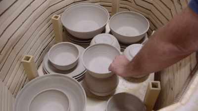 The first firing usually
takes about 10 hours - Fixer Upper: Behind the Design