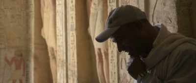 The first hand to touch it
after the ancient Egyptian who sealed it. - Secrets of the Saqqara Tomb