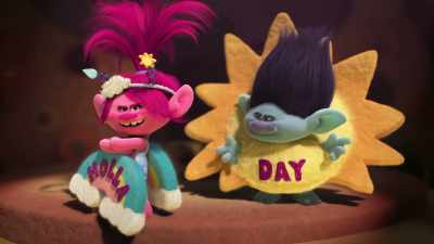 ♪ The first holiday
We're presenting to ya ♪ - Trolls Holiday