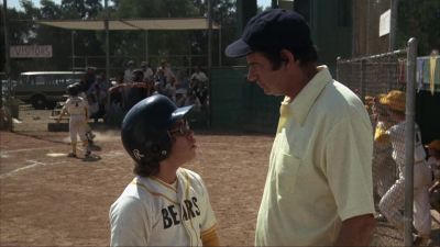 The first inside pitch you get lean into it and let it hit you - The Bad News Bears