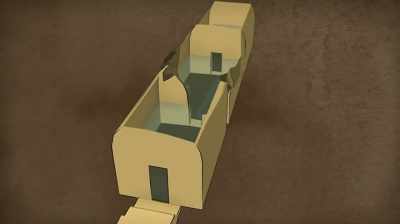 The first, just beyond
the submerged doorway, - Lost Kingdom of the Black Pharaohs