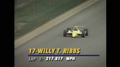 The first lap at 217.8 - Uppity: The Willy T. Ribbs Story
