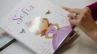 The first picture book
that I worked on here was Sofia the First. - One Day at Disney