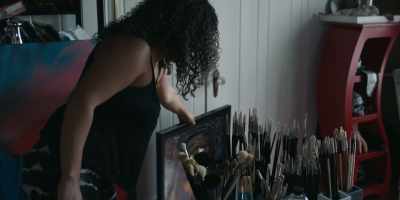The first piece he did,
and it's of me. - Bray Wyatt: Becoming Immortal