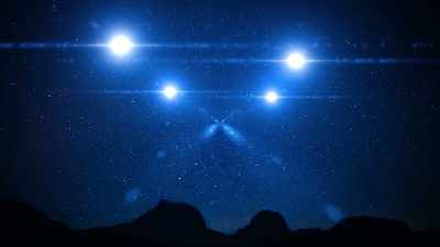 The first publicized
sighting of the lights - Alien Chronicles: Top UFO Encounters