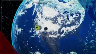 The first step
is jettisoning the crippled
service module. - Tales From The Explorers Club