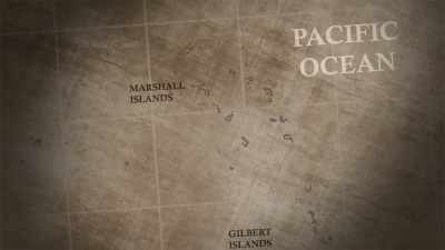 The first stop -- Kwajalein. - The Pacific War in Color