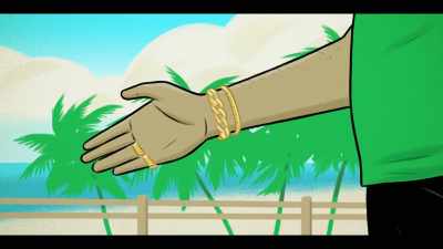 The first thing he did was offer
his hand to shake my hand. - Generation Hustle
