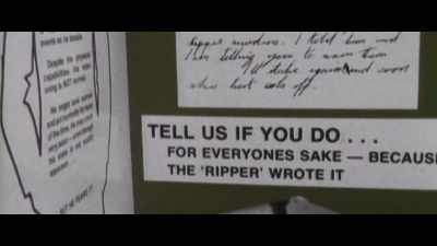 The first, three letters
posted from Sunderland - The Ripper