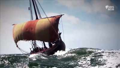 The first time we had
these big waves coming towards us, - Curse of the Ancients with Alice Roberts