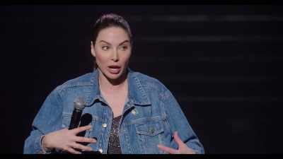 The first time I lied down naked
in front of him, he literally-- - Whitney Cummings: Jokes