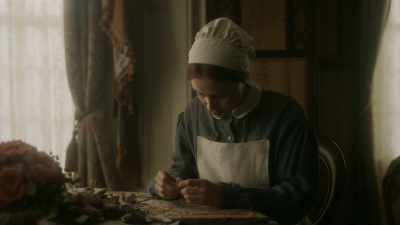 The first time I set eyes
on a newspaper man, - Alias Grace