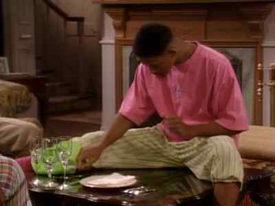 -The fish knife.
-Yeah, right. - The Fresh Prince of Bel-Air