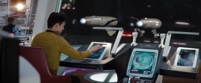 The fleet's cleared spacedock Captain All ships ready for warp - Star Trek
