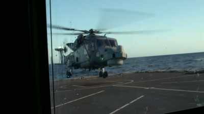 The flight engineer suspected
of having a heart attack - Warship: Life at Sea