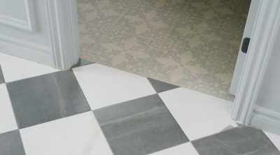 The floor changes in each room, - Renovation Resort