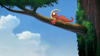 The flower isn't in that tree!
My super sniffer isn't working, - Gigantosaurus