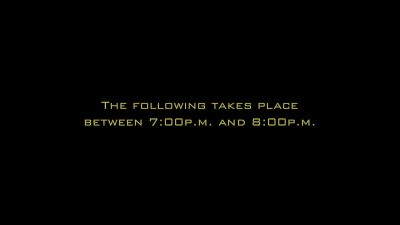 The following takes place between 7pm and 8pm - 24