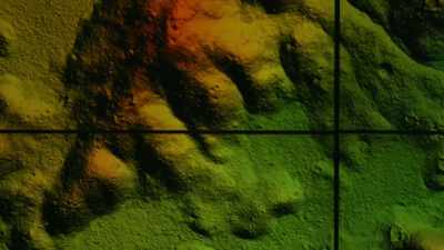 The forest is scanned
by lasers from the air, - Lost Treasures of the Maya