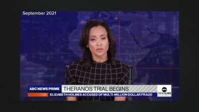 - The former billionaire
and Theranos founder - Impact x Nightline
