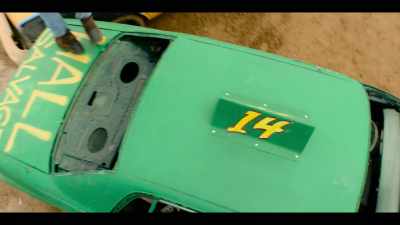 The four-cylinder champion,
number 14, - Panic