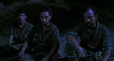 The four of us can blend into - Onoda: 10,000 Nights in the Jungle