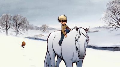 The fox never really speaks. - The Boy, the Mole, the Fox and the Horse