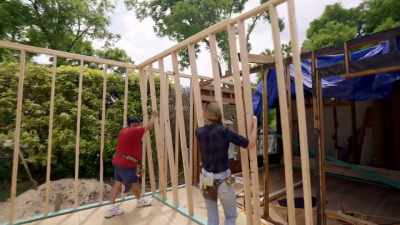 The framing in the main suite
is really going to up - Why the Heck Did I Buy This House?