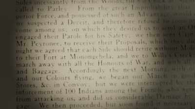 ‐ "The French called to parlay. - Washington