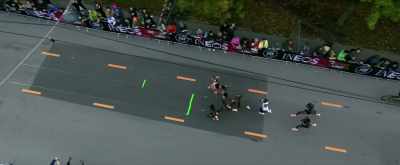 The front-runners will be
positioned over here on the sides - Kipchoge: The Last Milestone